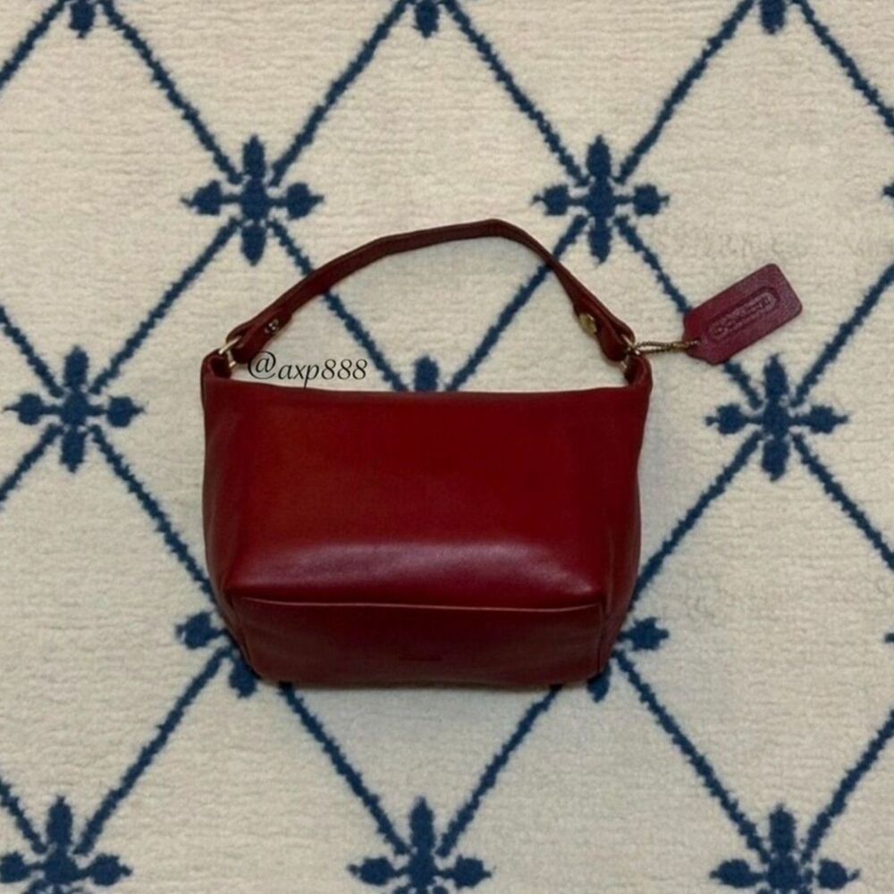 Coach Vintage Legacy Classic Pouch Mini Shoulder Bag - Red